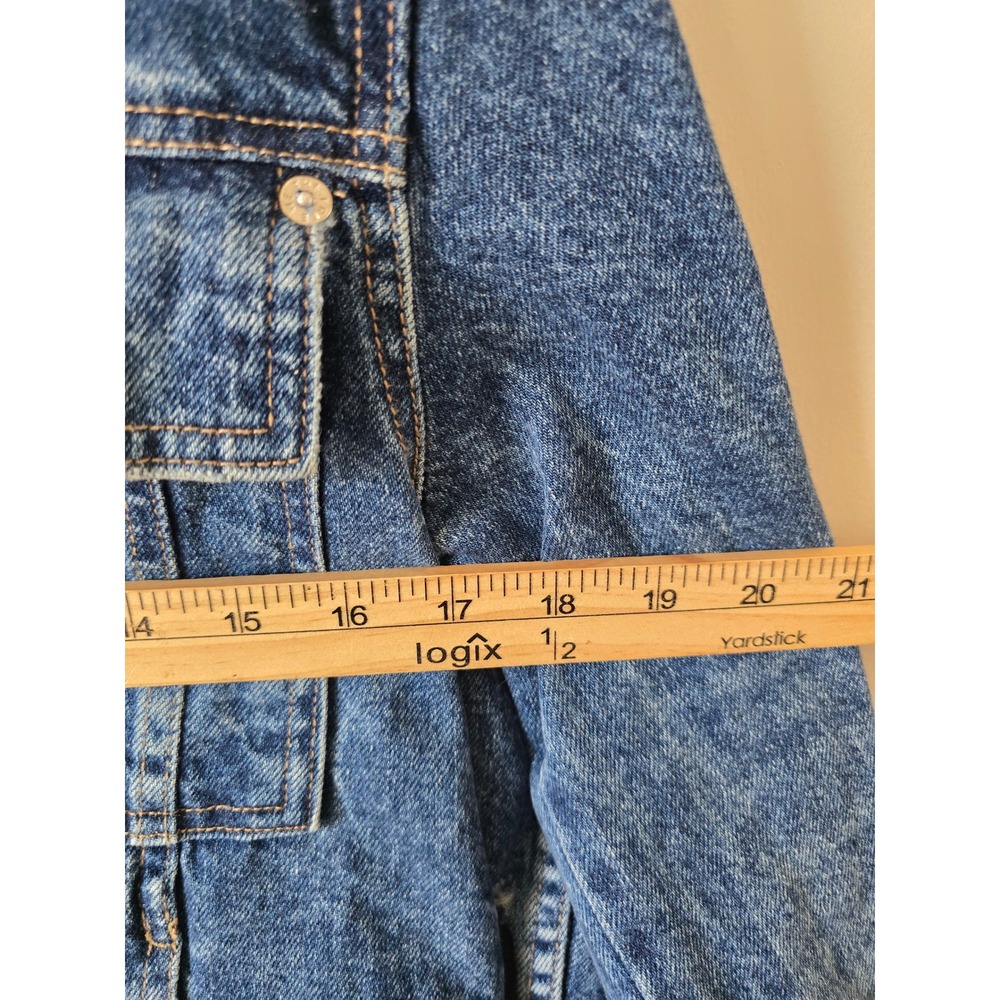 Free People High Dive Denim Trucker Jacket Medium Wash Blue Women M NWT - Picture 6 of 8